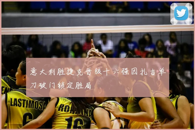 意大利胜捷克晋级十六强因扎吉单刀破门锁定胜局